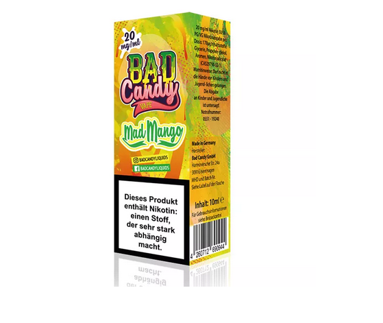 Bad Candy - Salts - Mad Mango 10ml 20mg/ml Nikotinsalz