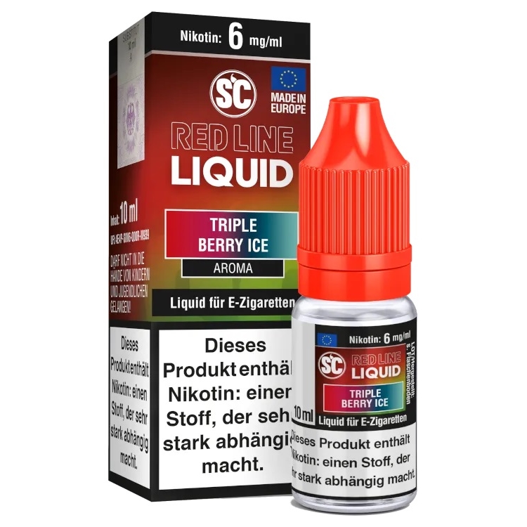 SC - Red Line - Triple Berry ICE 6mg/ml Nikotin