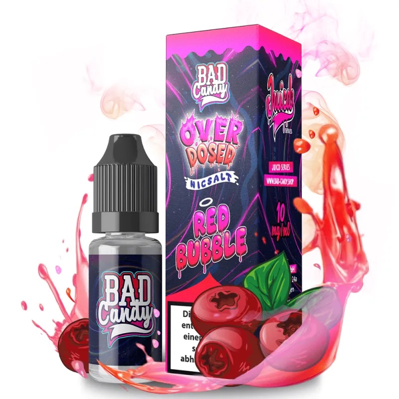 Bad Candy - Juiced - Red Bubble 10ml 20mg/ml Nikotinsalz