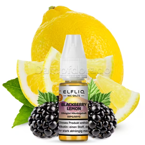 ELFLIQ - Blackberry Lemon - 10ml 10mg/ml Nikotinsalz Liquid