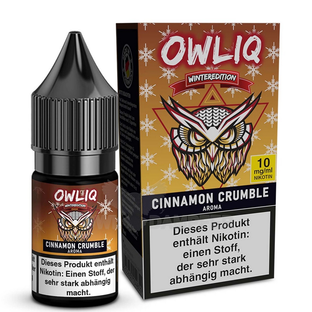 Owliq - Cinnamon Crumble 10ml 10mg/ml Nikotinsalz