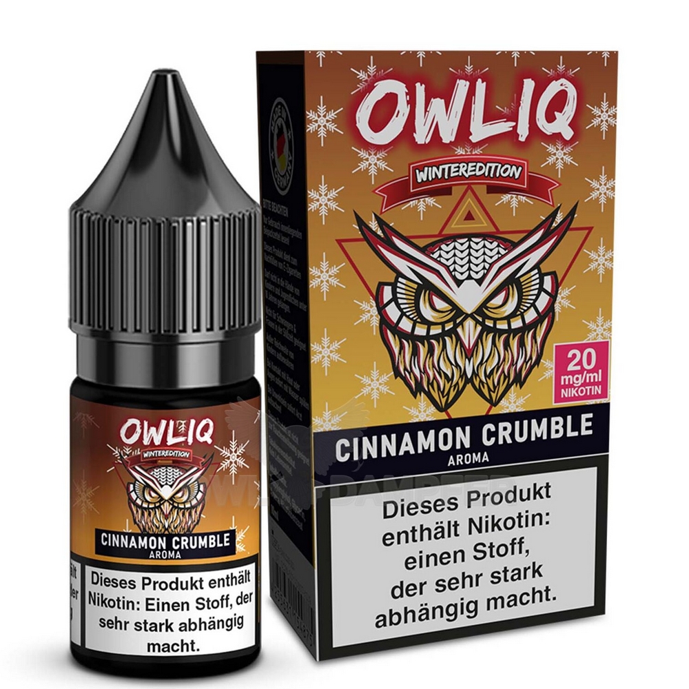 Owliq - Cinnamon Crumble 10ml 20mg/ml Nikotinsalz