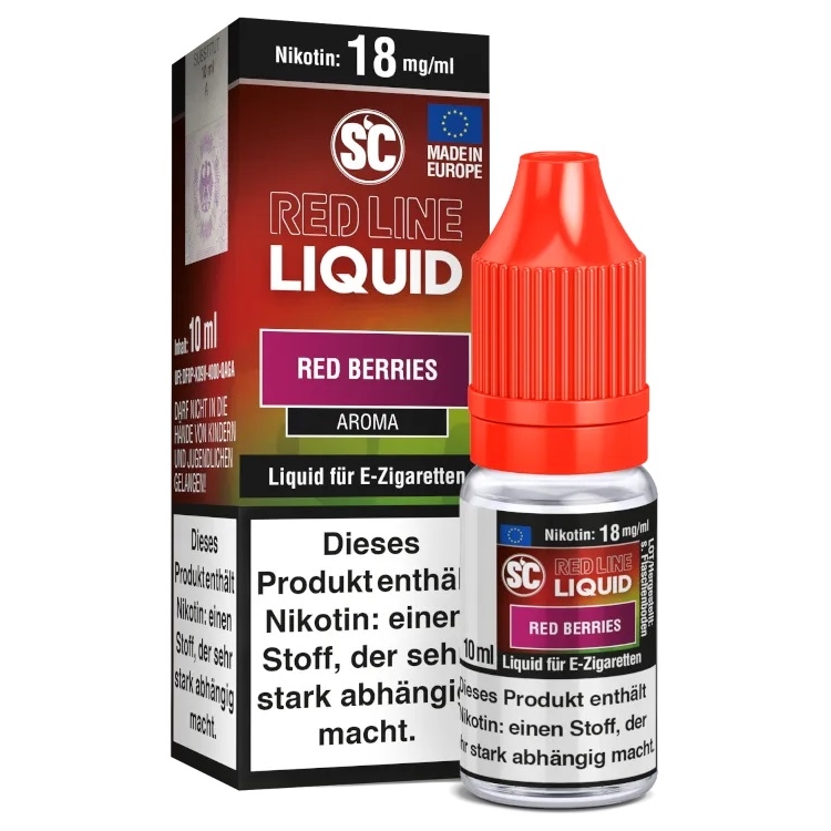 SC - Red Line - Red Berries 18mg/ml Nikotin