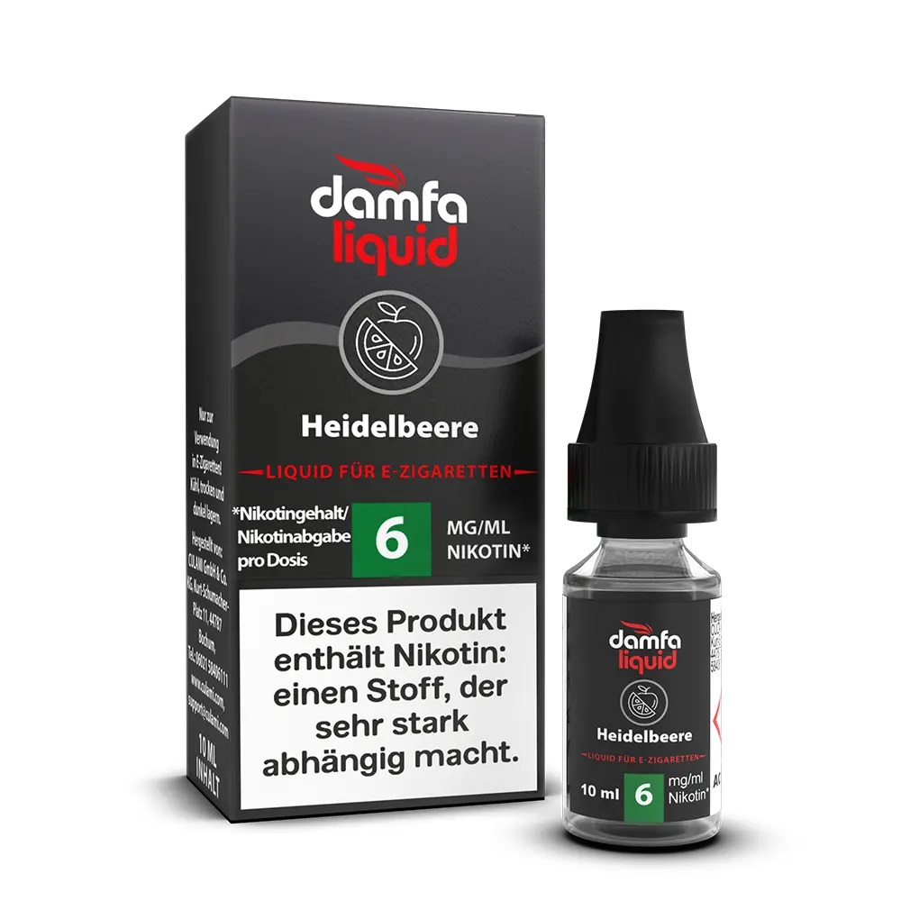 DAMFA Heidelbeere 10ml  6mg/ml Nikotin