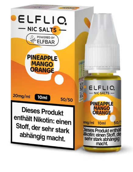 ELFLIQ - Pineapple Mango Orange - 10ml 10mg/ml Nikotinsalz Liquid