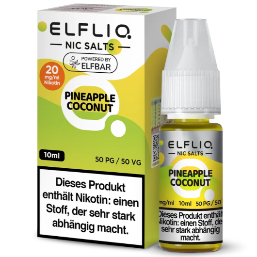 ELFLIQ - Pineapple Coconut - 10ml 20mg/ml Nikotinsalz Liquid