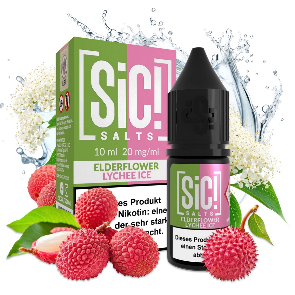 SiC! - Elderflower Lychee ICE 10ml 20mg/ml Nikotinsalz