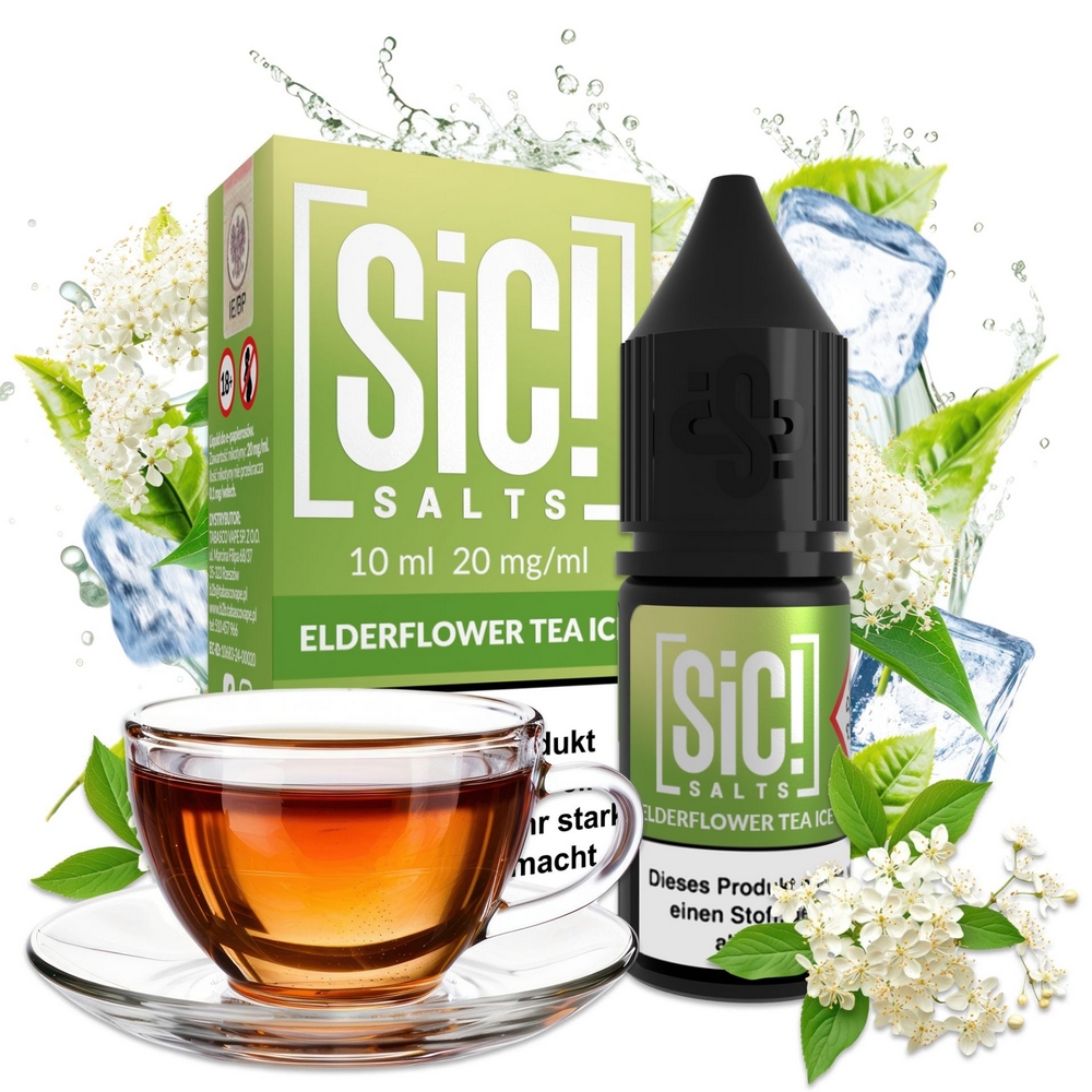 SiC! - Elderflower Tea ICE 10ml 20mg/ml Nikotinsalz