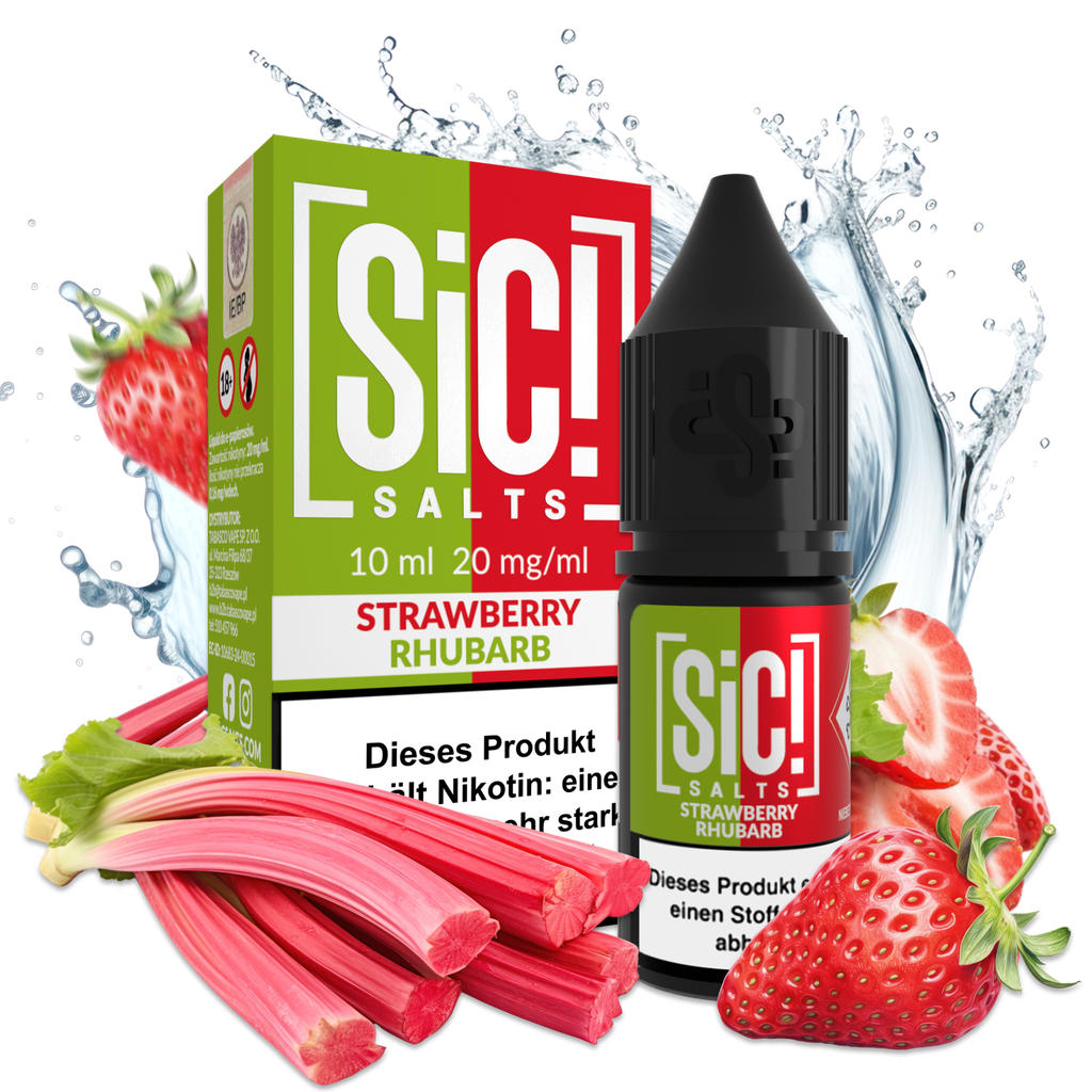 SiC! - Strawberry Rhubarb 10ml 10mg/ml Nikotinsalz