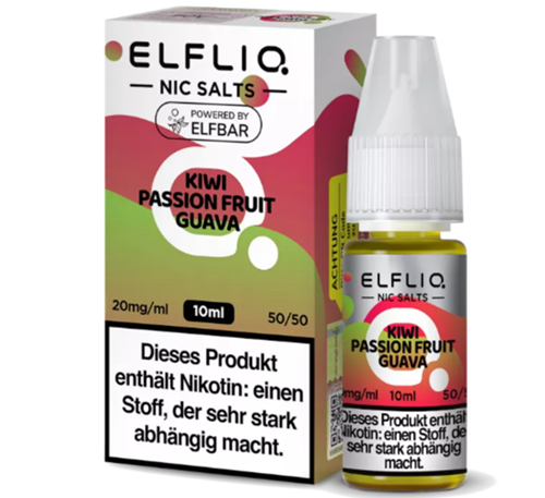 ELFLIQ - Kiwi Passionfruit Guava - 10ml 20mg/ml Nikotinsalz