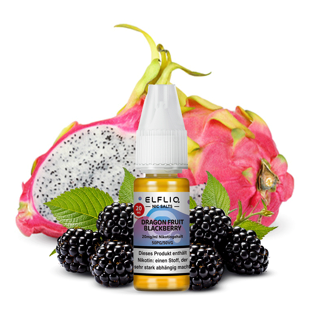 ELFLIQ - Dragon Fruit Blackberry - 10ml 20mg/ml Nikotinsalz Liquid