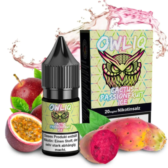 Owliq - Cactus Passionfruit Ice 10ml 20mg/ml Nikotinsalz