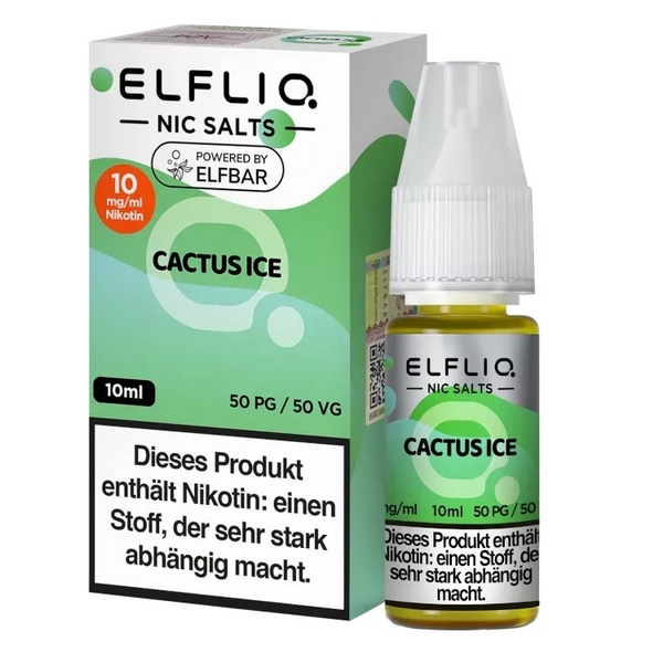 ELFLIQ - Cactus Ice - 10ml 10mg/ml Nikotinsalz