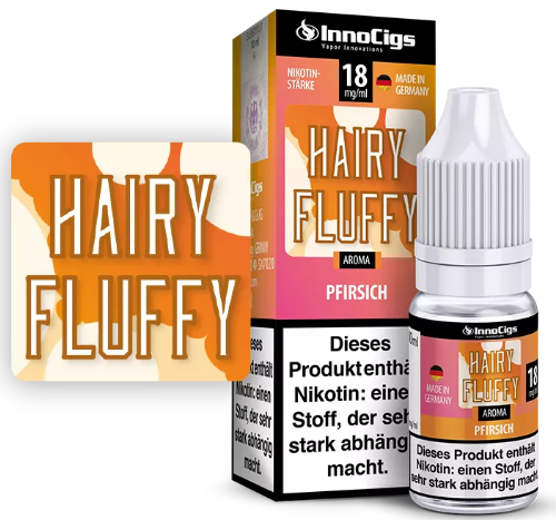 Innocigs - Hairy Fluffy Pfirsich Liquid 10ml  18mg/ml Nikotin