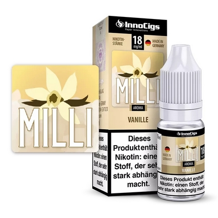 Innocigs - Milli Vanille Liquid 10ml 18mg/ml Nikotin