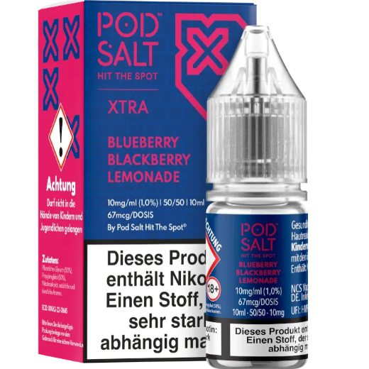 Pod Salt X - Blueberry Blackberry Lemonade 20mg/ml Nikotinsalz+*
