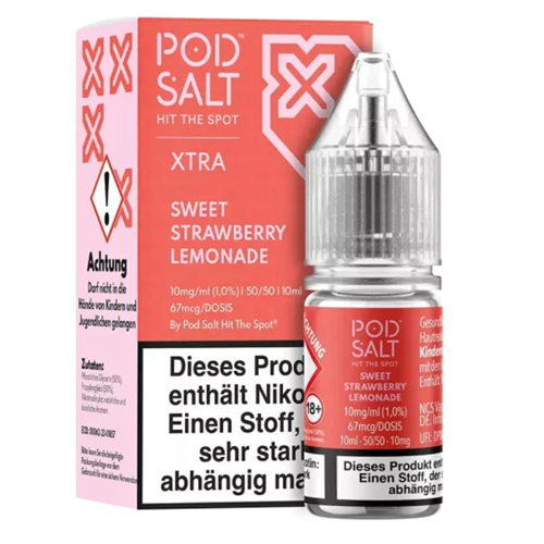 Pod Salt X - Sweet Strawberry Lemonade 20mg/ml Nikotinsalz