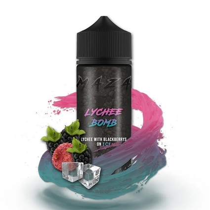 MaZa - Lychee Bomb 10ml Aroma in 120ml Flasche