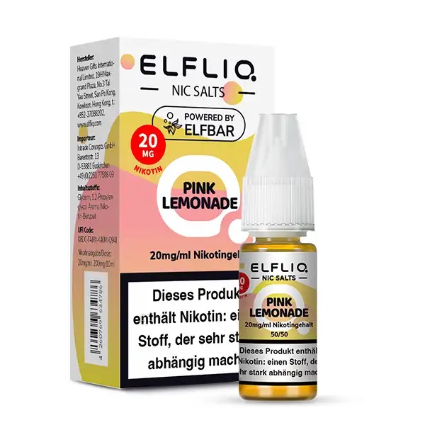 ELFLIQ - Pink Lemonade - 10ml 20mg/ml Nikotinsalz Liquid