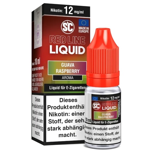 [SCRLLIGUR012] SC - Red Line - Guava Raspberry 12mg/ml Nikotin