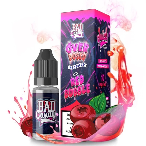 [BCNSJREB20] Bad Candy - Juiced - Red Bubble 10ml 20mg/ml Nikotinsalz