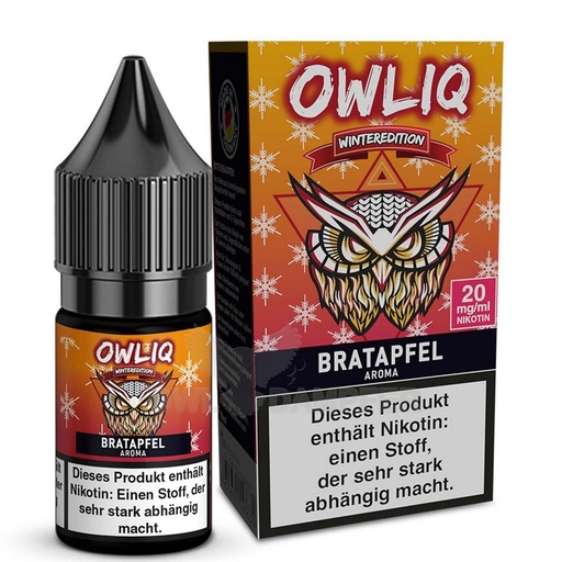 [OWLNSBR020] Owliq - Bratapfel 10ml 20mg/ml Nikotinsalz
