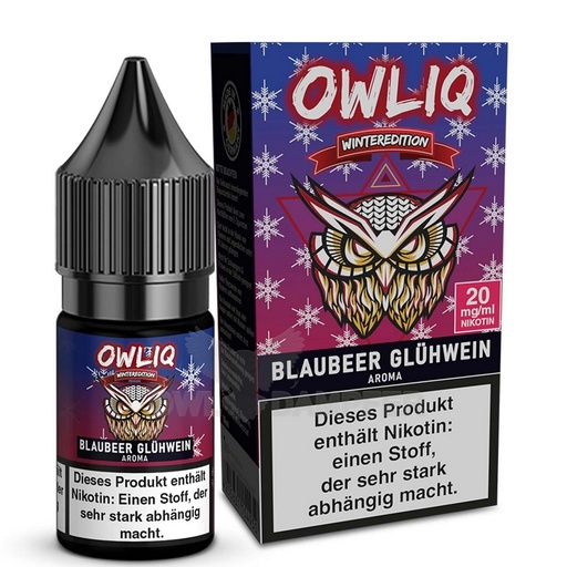 [OWLNSBLG020] Owliq - Blaubeer Glühwein 10ml 20mg/ml Nikotinsalz