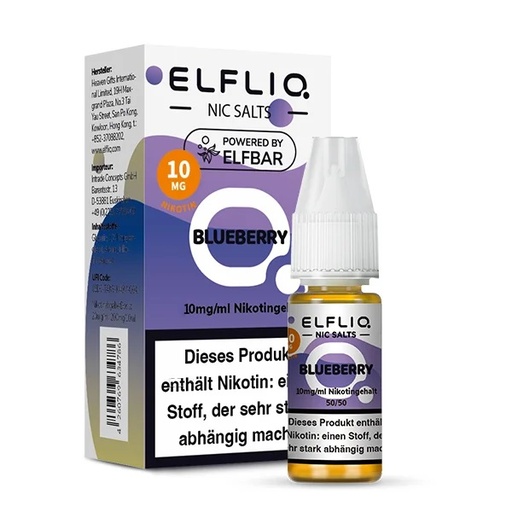 [ELFBQ010] ELFLIQ - Blueberry - 10ml 10mg/ml Nikotinsalz Liquid