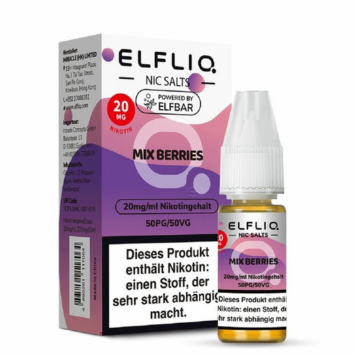 [ELFMI010] ELFLIQ - Mix Berries - 10ml 10mg/ml Nikotinsalz Liquid