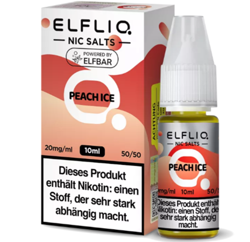 [ELFPE010] ELFLIQ - Peach Ice - 10ml 10mg/ml Nikotinsalz
