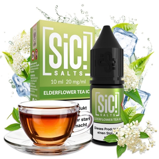[SICNSEL020] SiC! - Elderflower Tea ICE 10ml 20mg/ml Nikotinsalz