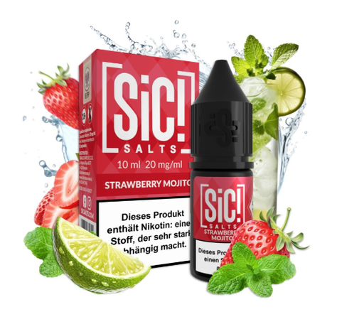 [SICNSSM020] SiC! - Strawberry Mojito 10ml 20mg/ml Nikotinsalz