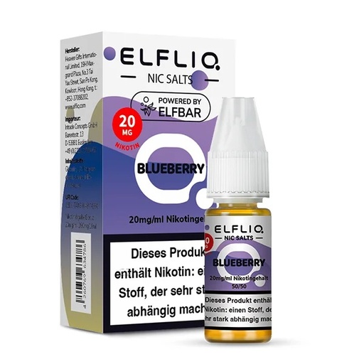 [ELFBQ020] ELFLIQ - Blueberry - 10ml 20mg/ml Nikotinsalz Liquid