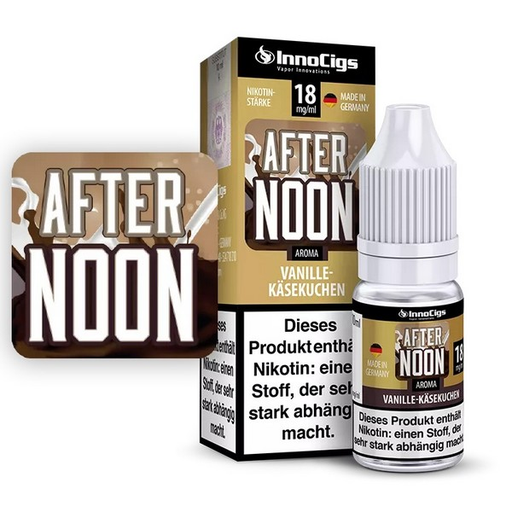 [INNAF018] Innocigs - Afternoon VANILLE-KÄSEKUCHEN Liquid 10ml  18mg/ml Nikotin