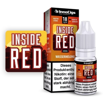 [INNIN018] Innocigs - Inside Red Liquid Wassermelone  10ml 18mg/ml Nikotin