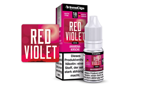 [INNRE018] Innocigs - Red Violet Amarenakirsche Liquid 10ml 18mg/ml Nikotin