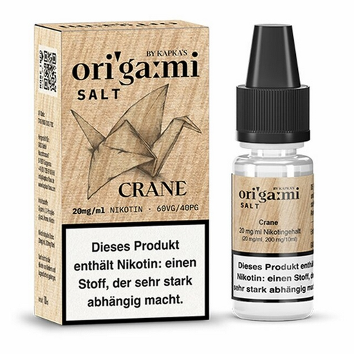 [KANSOCR020] Kapkas - Origami - Crane 20mg/ml Nikotinsalz