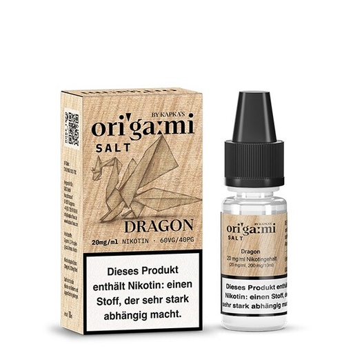[KANSODR020] Kapkas - Origami - Dragon 20mg/ml Nikotinsalz