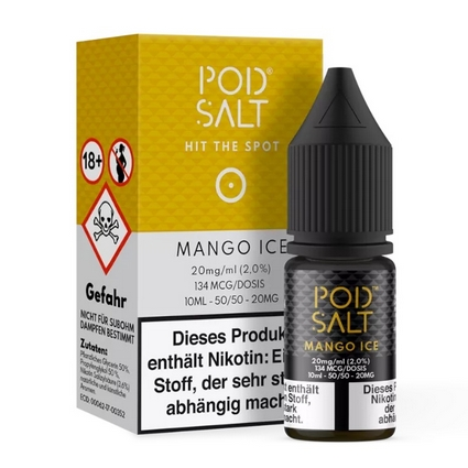 [PSCMA20] Pod Salt Core - Mango ICE 10ml 20mg/ml Nikotinsalz