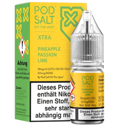 [PSXPI020] Pod Salt X - Pineapple Passion Lime 20mg/ml Nikotinsalz