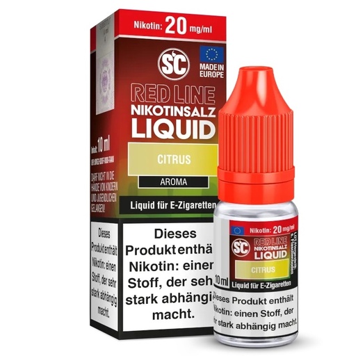 [SCRLNSCI020] SC - Red Line - Citrus 20mg/ml Nikotinsalz