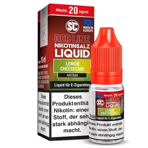 [SCRLNSLE020] SC - Red Line - Lemon Cheesecake 20mg/ml Nikotinsalz+*