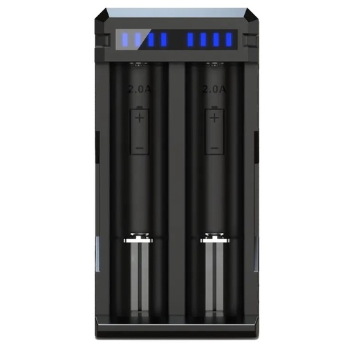 [XTARSC2] Xtar - SC2 Schnellladegerät mit USB-C Anschluss 2-Slot