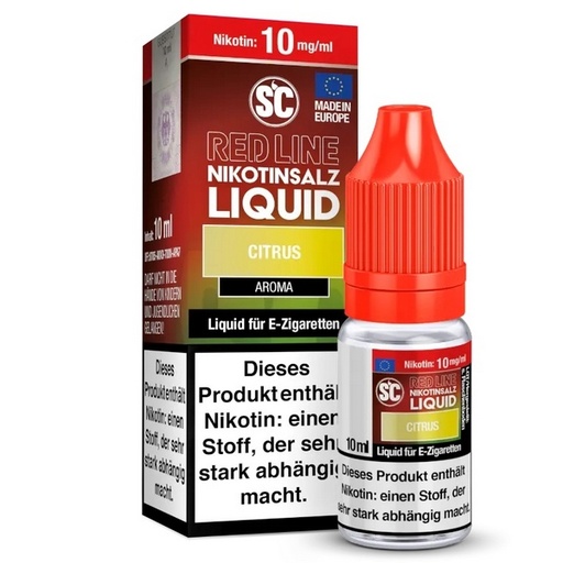 [SCRLNSCI010] SC - Red Line - Citrus 10mg/ml Nikotinsalz